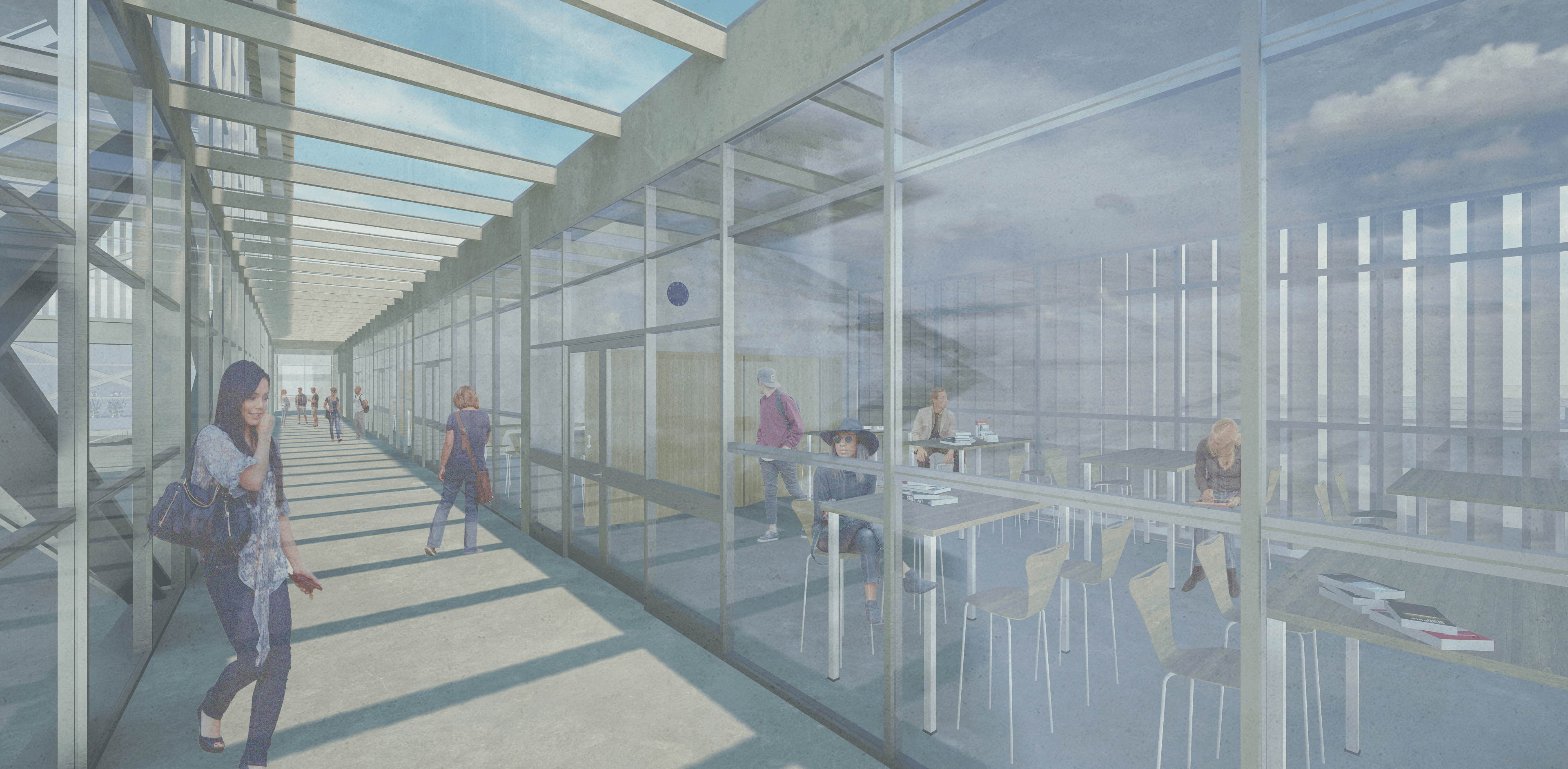 Centro comunitario y polideportivo de Conchalí - Visualización Principal